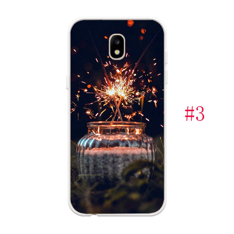 Ốp Lưng Điện Thoại Bằng Silicone Tpu Mềm In Hình Chai Nước Phát Sáng Cho Samsung Galaxy J3 Pro / J5 Pro / J7 Pro 2017