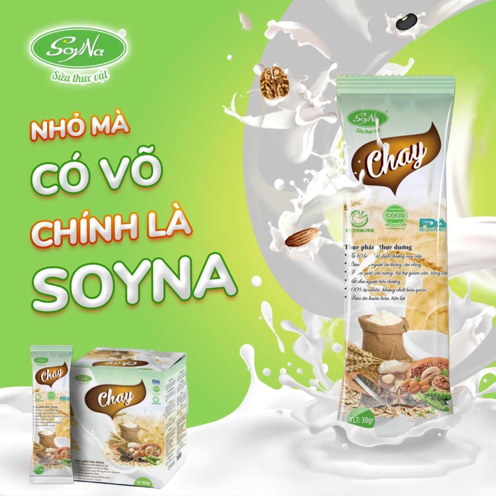 1 gói Sữa Thực Vật Chay SoyNa dùng thử trải nghiệm