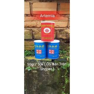 Artemia Ấp Nở Lon Xanh Đỏ Tỉ Lệ 90%