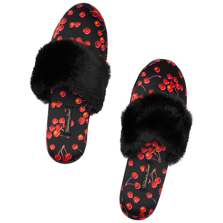 Dép mang nhà nữ Victoria's Secret Signature Satin