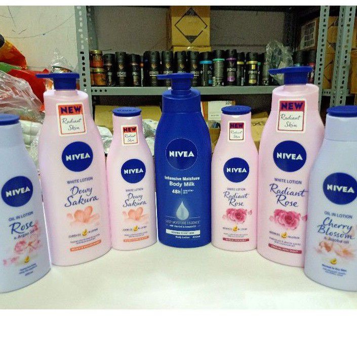 Sữa dưỡng thể Nivea 200_400ml trắng da chuyên sâu Nivea