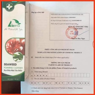 SỮA RỬA MẶT TẢO BIỂN ATHENA