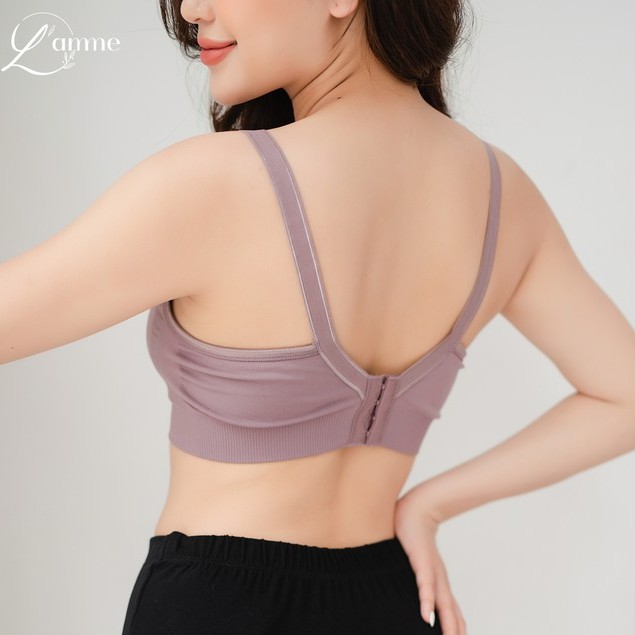Áo ngực cho con bú A1 không gọng nâng đỡ tốt, áo lót thấm hút, chống chảy xệ giữ dáng mặc sau sinh thoải mái by LAMME