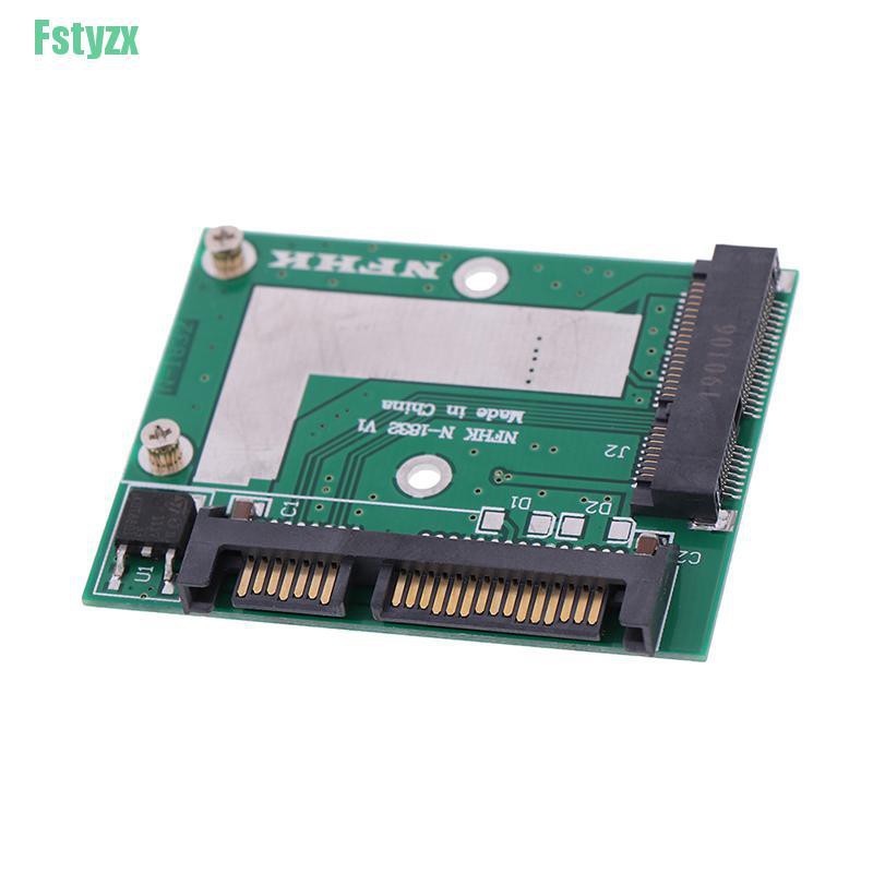 fstyzx mSATA SSD to 2.5'' SATA 6.0gps adapter converter card module board mini pcie ssd