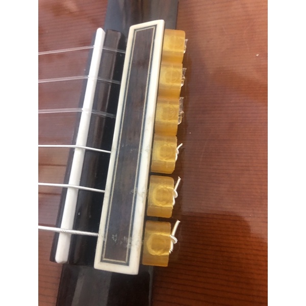 Nút thắt dây guitar cổ điển ukulele in 3D chống xước ngựa, cải thiện âm thanh string ties string tie beads