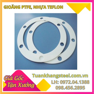 GIOĂNG PTFE, NHỰA TEFLON CHỊU NHIỆT, CHỊU HÓA CHẤT