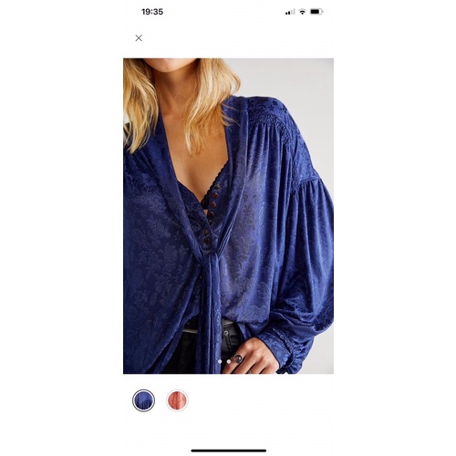 Áo nhung Free People dư xịn