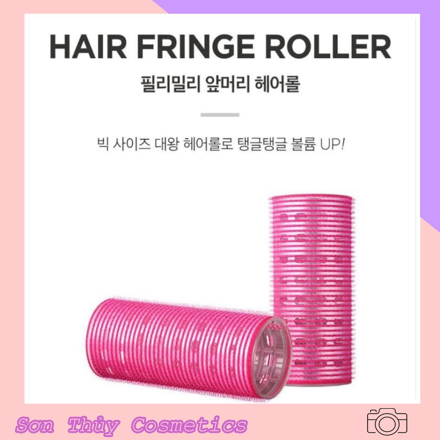 [Hot Trent] Lô cuốn tóc Hàn Quốc lõi nhôm  siêu to, dài tự dính uốn mái dài cỡ lớn