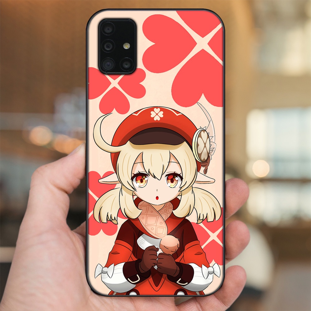 Ốp lưng Samsung A51, A71 viền đen in hình Klee Genshin Impact