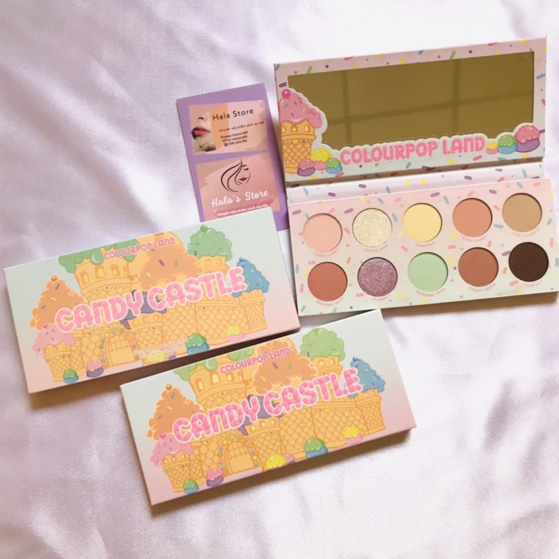 Colourpop ✨ Hình thật - Bảng phấn mắt 12 ô - Wild nothing, Sweet Talk, Whatever, Candy castle, Garden