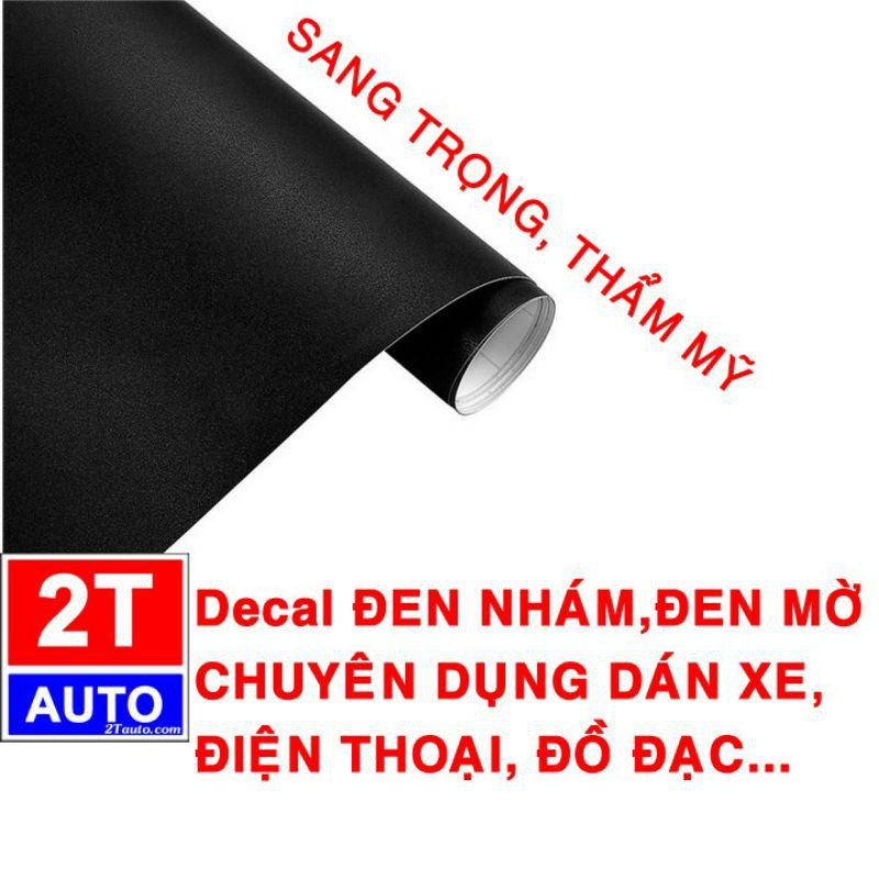 Decal đen nhám,  đen mờ giấy dán xe máy xe oto hàng cao cấp