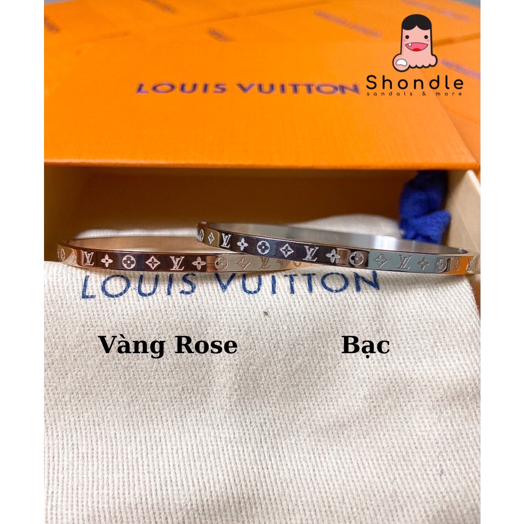 Vòng Đeo Tay Kim Loại Khắc Họa Tiết Chữ Louis Vuitton Độc Đáo Thời Trang 2021 | BigBuy360 - bigbuy360.vn