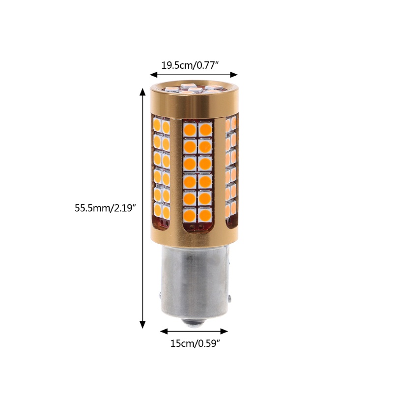 Bóng Đèn Phanh Xe QJ DC 12V BAU15S 3030 78LED Không Thấm Nước