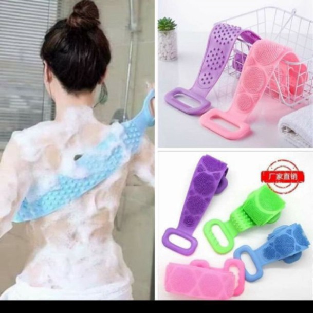 cọ lưng silicon 2 mặt