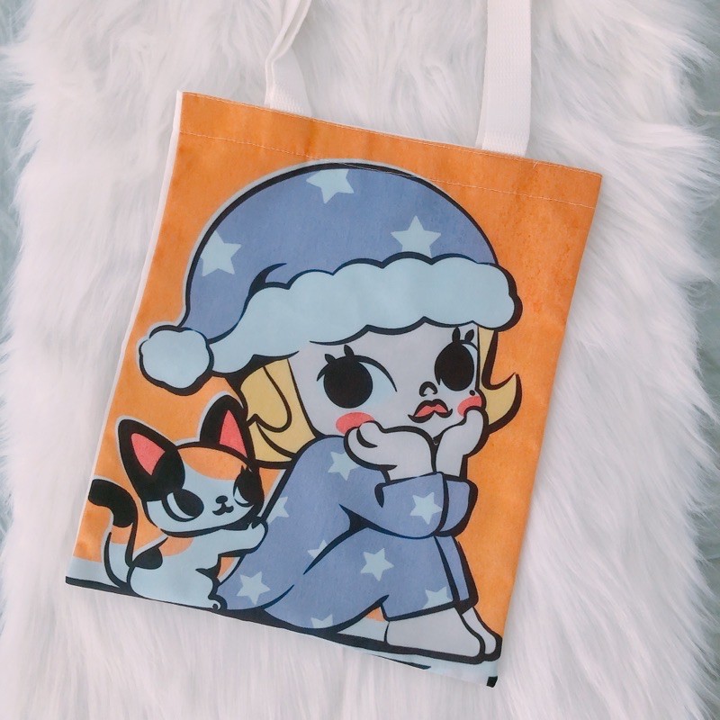Túi tote in hình Dimoo, Molly