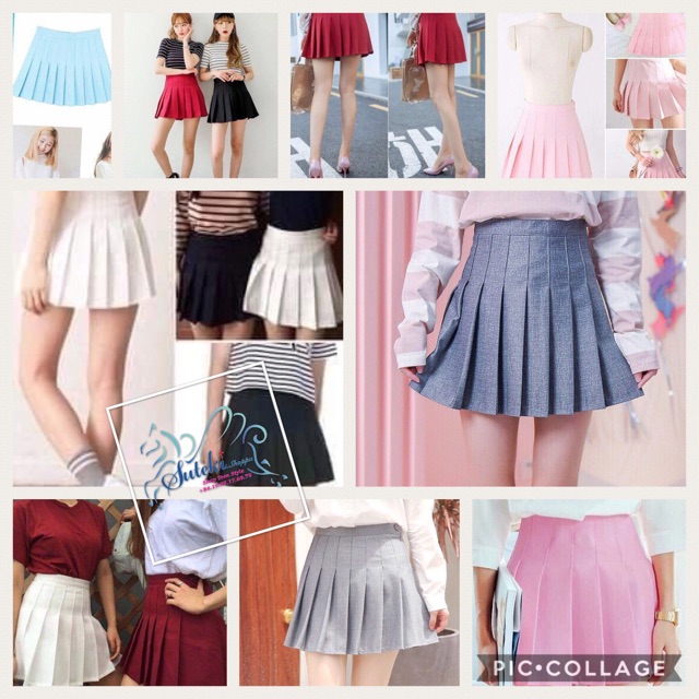 🌙 Suteki Openning: Chân váy ngắn thủy thủ Tennis xếp li Kaki lưng cao có quần trong Ulzzang màu trơn | BigBuy360 - bigbuy360.vn