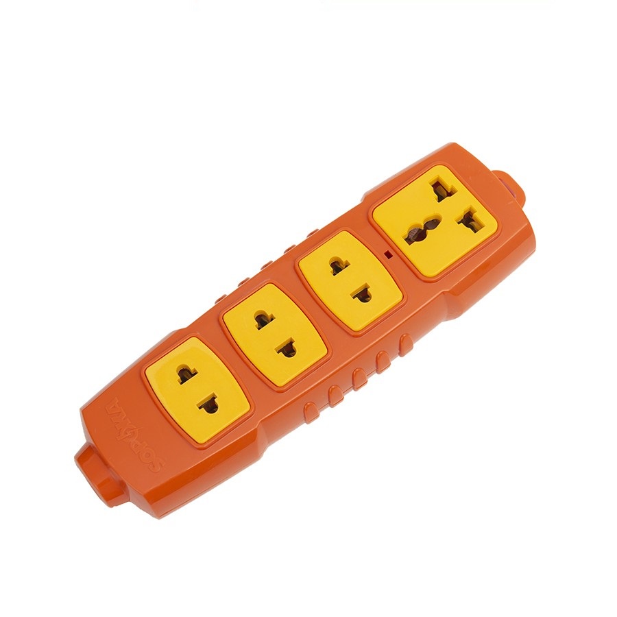 Ổ cắm điện 3 chấu lõi sứ chống cháy siêu chịu tải 6000W