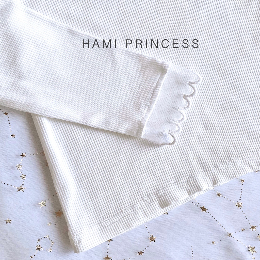 Váy Công Chúa Trễ Vai Ghi Nhạt HM27 Cho Bé Gái HAMI PRINCESS ❤️ Tặng Kèm Phụ Kiện