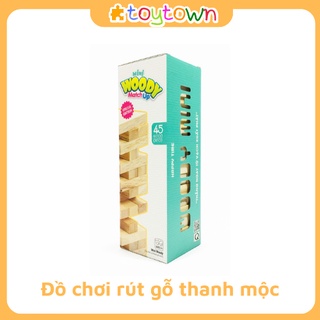 HAPPY TIME - Đồ Chơi Gỗ - Bộ Đồ Chơi Rút Gỗ 45 Thanh Mộc Mini