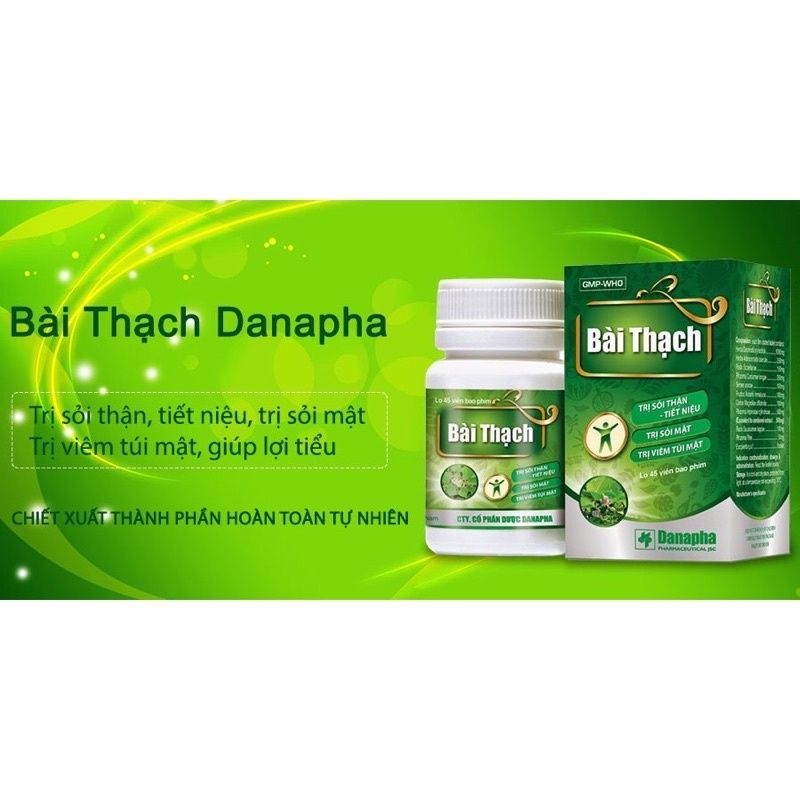 Bài Thạch Danaphar Viên uống phòng ngừa sỏi thận, tiết niệu, sỏi mật