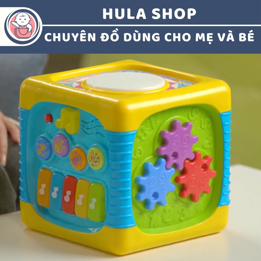 Hộp âm nhạc thả hình khối đa năng cho bé Winfun 0741 chính hãng