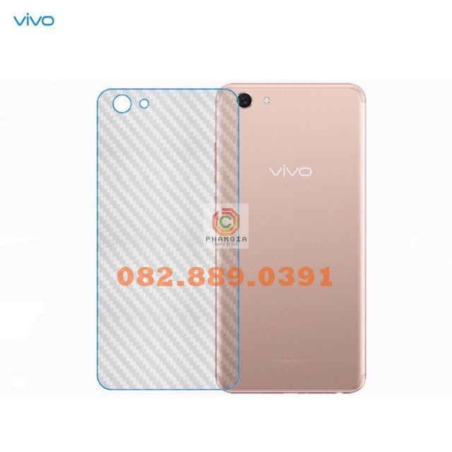 Miếng dán mặt lưng skin carbon Vivo Y67/ Y69/ Y71