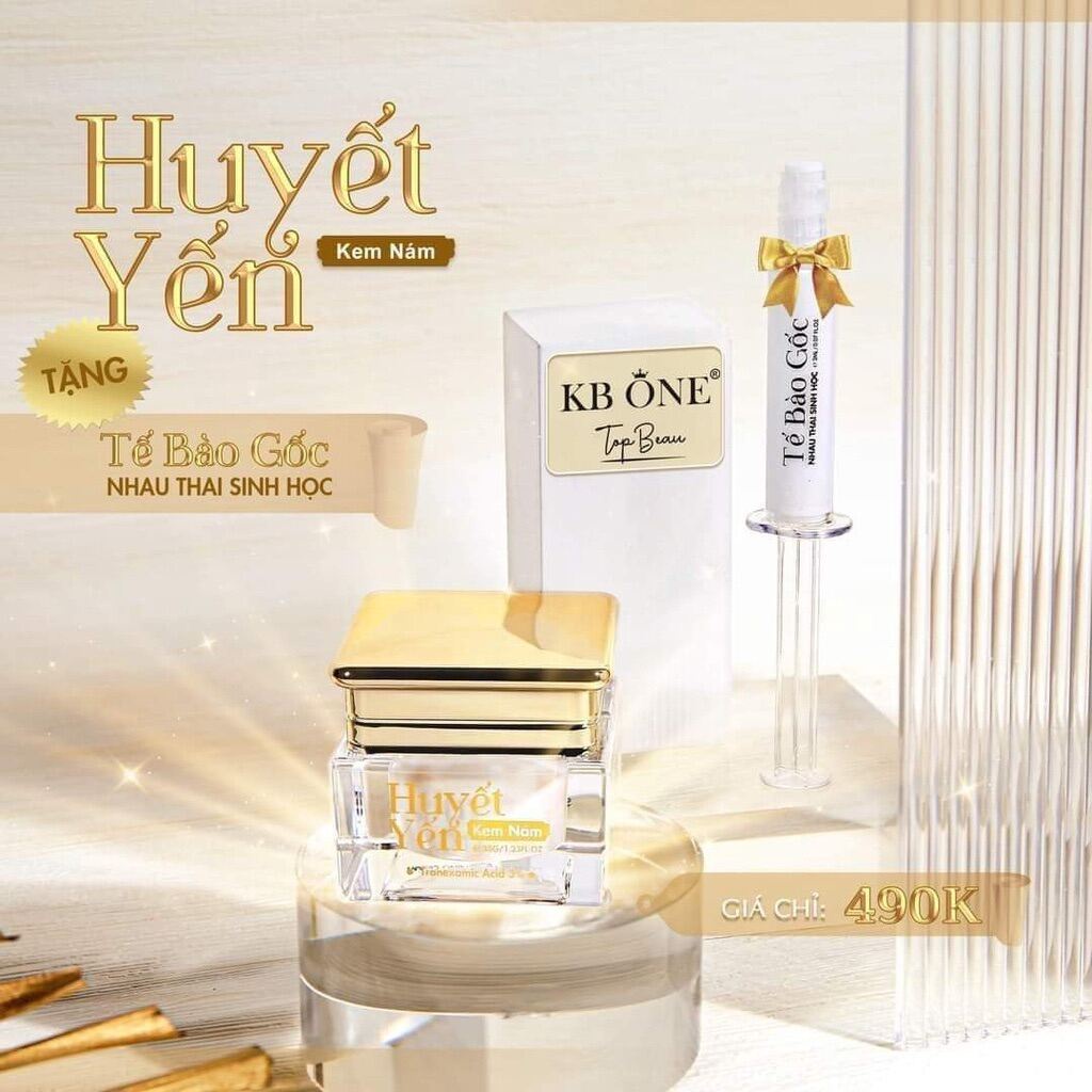 Kem nám huyết Yến Kbone + tế bào gốc