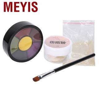 Meyis Fake Wound Scars Powder Reusable Halloween Makeup Putty Natural Costume Tool