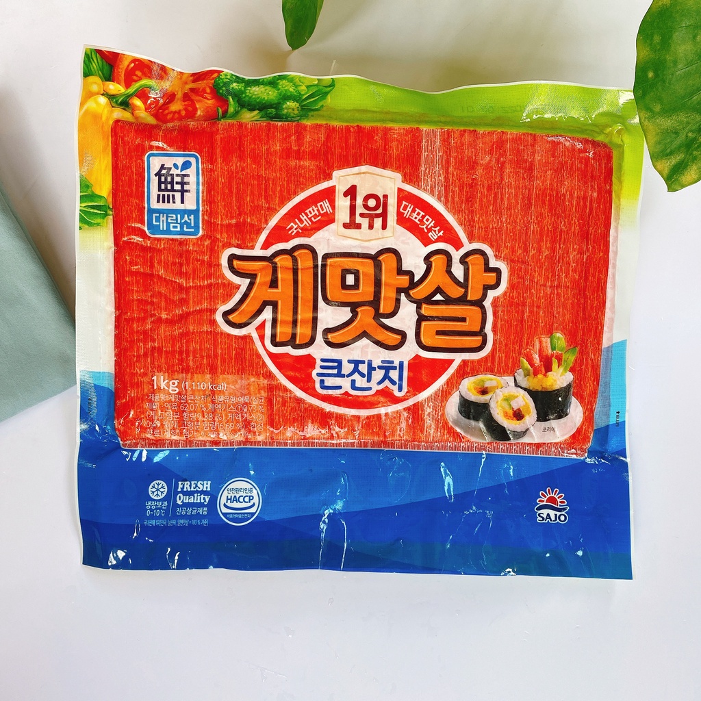Thanh cua hàn quốc hàng nhạp khẩu chuẩn, chế biến nhiều mon ngon