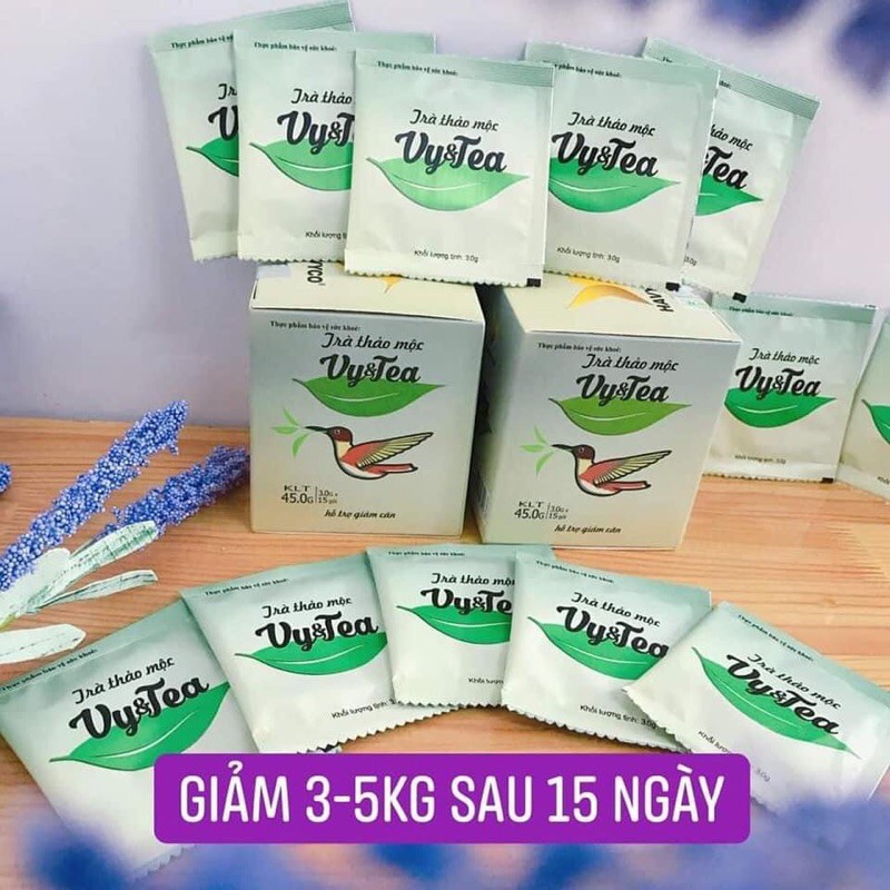 Trà Giảm Cân () Vy_Tea () chính hãng( combo 2 hộp)