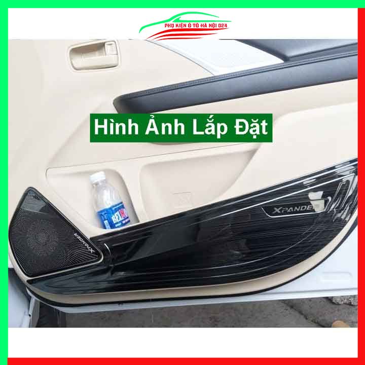 Bộ ốp màng loa Xpander 2018-2022 chuẩn theo xe vân Titan chống xước trang trí nội thất ô tô