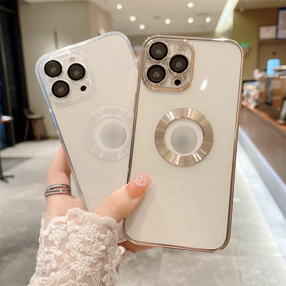 Ốp Điện Thoại Viền Vuông Mạ Điện Cho iPhone 13 12 11 Pro Max TPU XS Max XR X 8 7 Plus