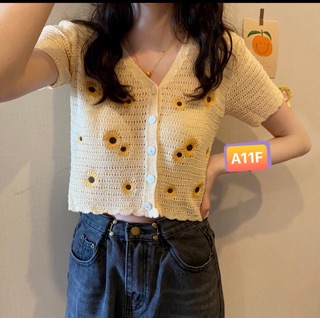 Áo len hoa cúc sẵn hàng. Sỉ 110k