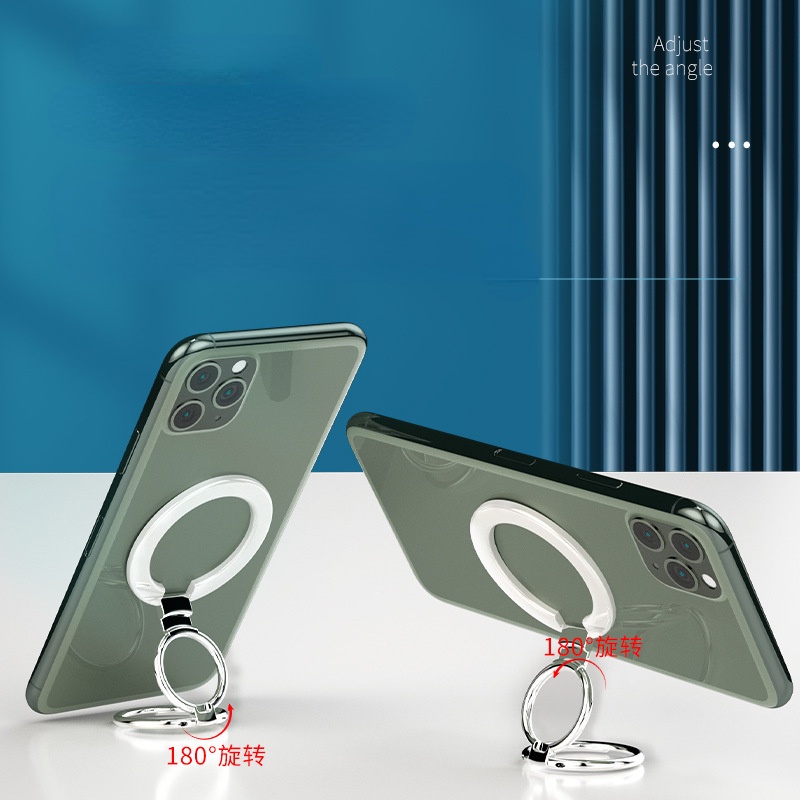 Ốp Điện Thoại Siêu Mỏng Có Nhẫn Đỡ Kim Loại Từ Tính Cho iPhone 14 13 12 Pro Max 13