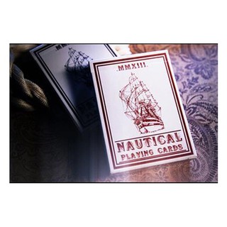 Bài Bicycle USA : Nautical Playing Cards (Red) by House of Playing Cards