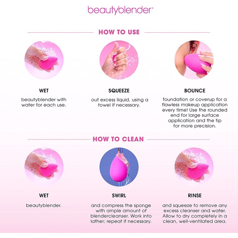 Beauty Blender ✨ Set mút trang điểm và xà phòng rửa mút (Bán cả set)