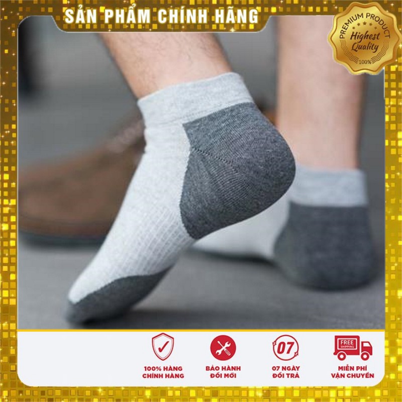 [ Combo 5 đôi ] Tất nam cổ ngắn xuất Nhật - Vớ nam chống thối chân, kháng khuẩn thời trang nam cao cấp TT001