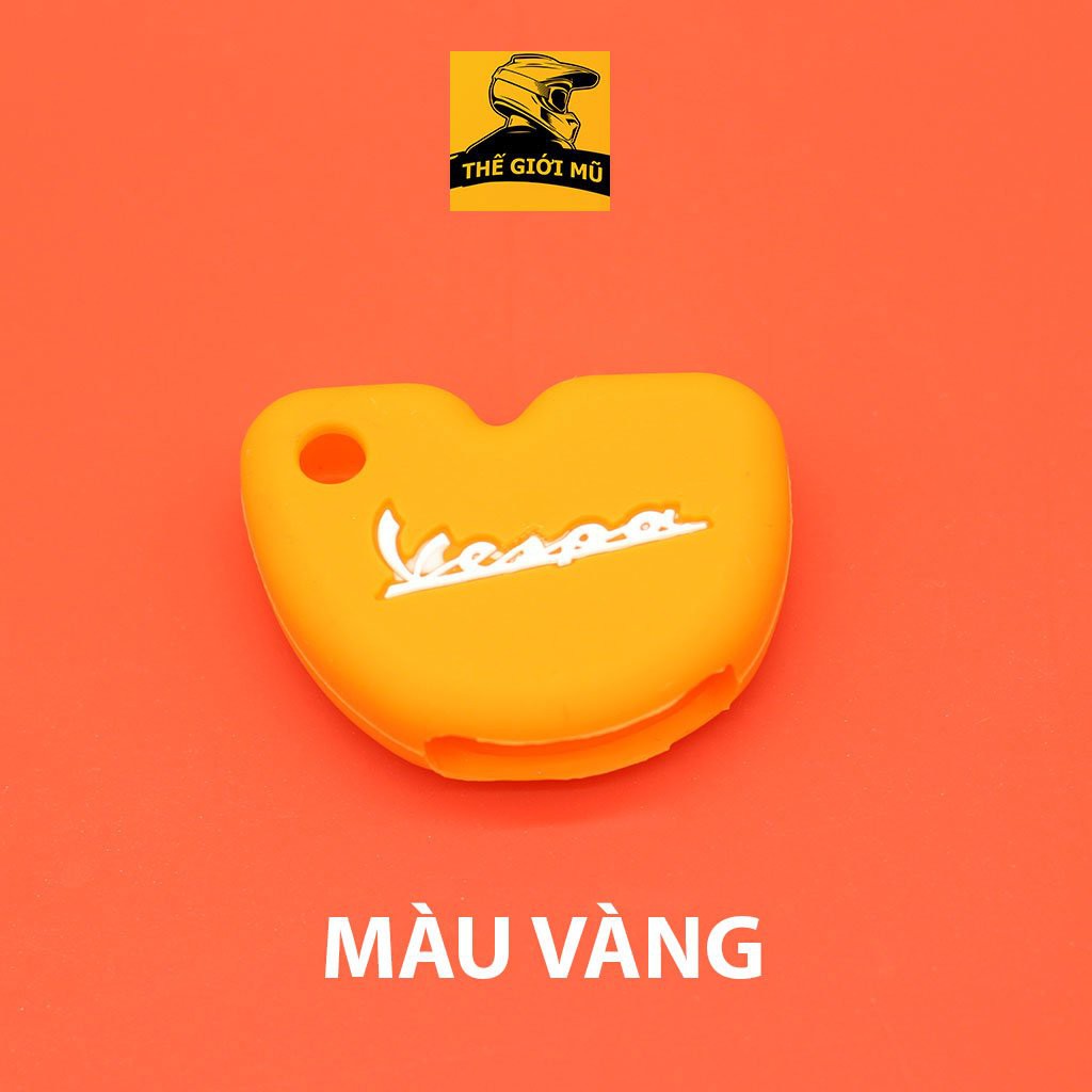 Bọc chìa khoá xe Vespa nhiều màu chất liệu Silicon