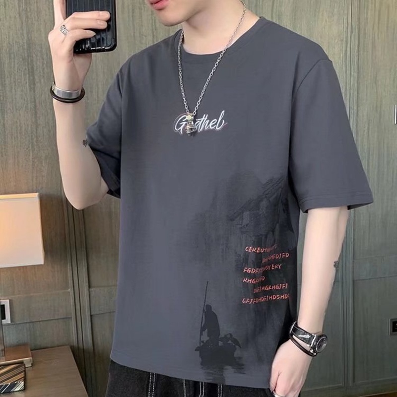 Áo Thun Tay Ngắn Chất Mỏng Thời Trang Mùa Hè Mới Size M-3XL 2022 Cho Nam