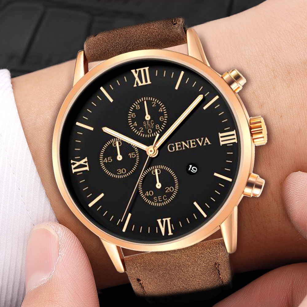 Chuông Gió  Chuông] Và Đồng Hồ Da Thời Trang Nam