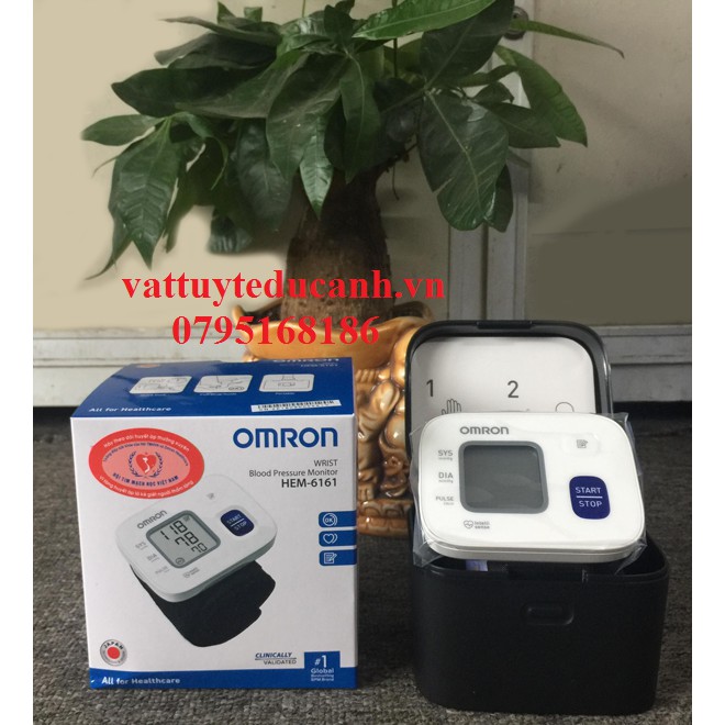 Máy đo huyết áp cổ tay Omron HEM-6161