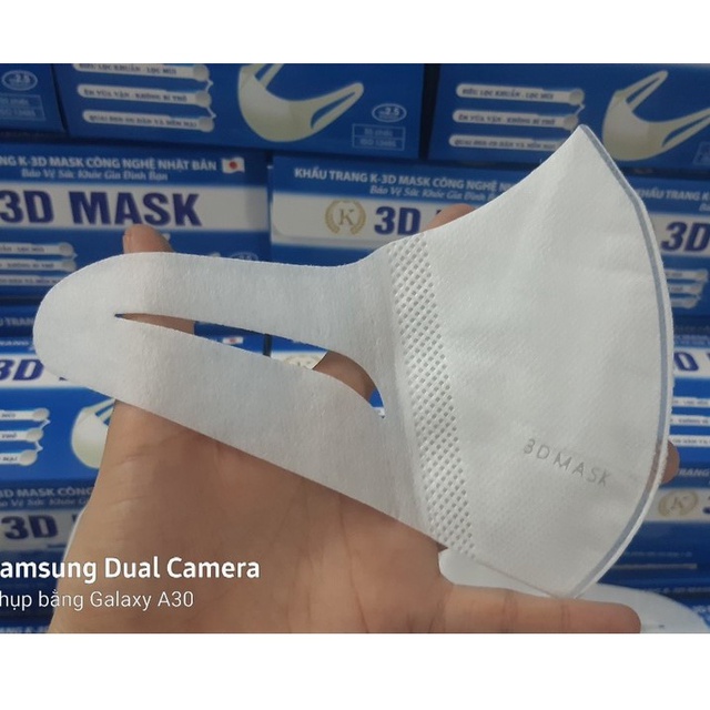 [HỘP 50 cái] Khẩu Trang K 3D công nghệ Nhật, thời trang, mềm mại