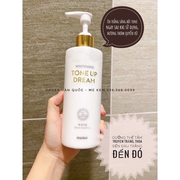 Dưỡng thể tắm trắng Auau 320ml | BigBuy360 - bigbuy360.vn