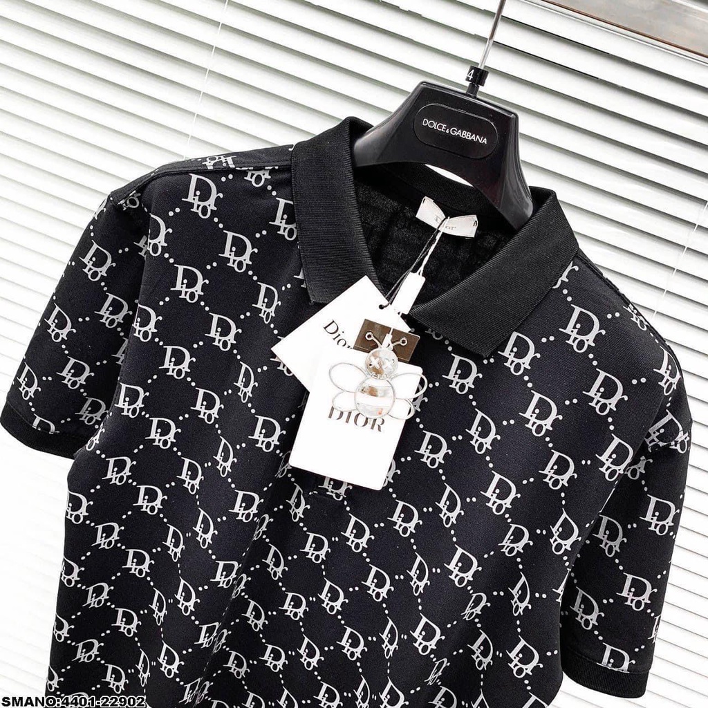 Áo polo nam, áo thun cổ polo phối họa tiết mẫu mới hàng chuẩn_KENT SHOP