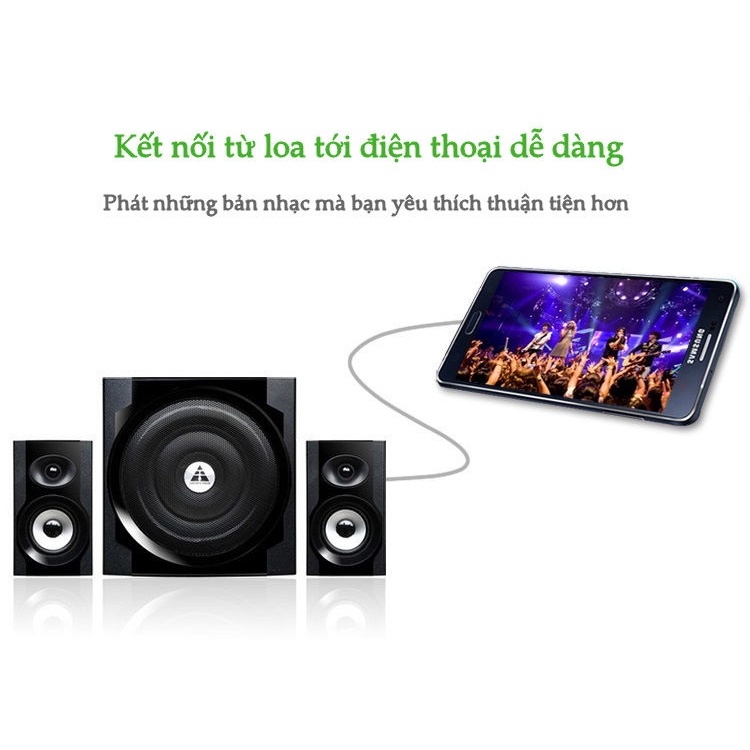 [Mã ELHACE giảm 4% đơn 300K] Dây Loa Audio 3.5mm to 2 RCA (Hoa Sen) UGREEN 10772 10511 10510 10512 10513 Dài 1m đến 5m