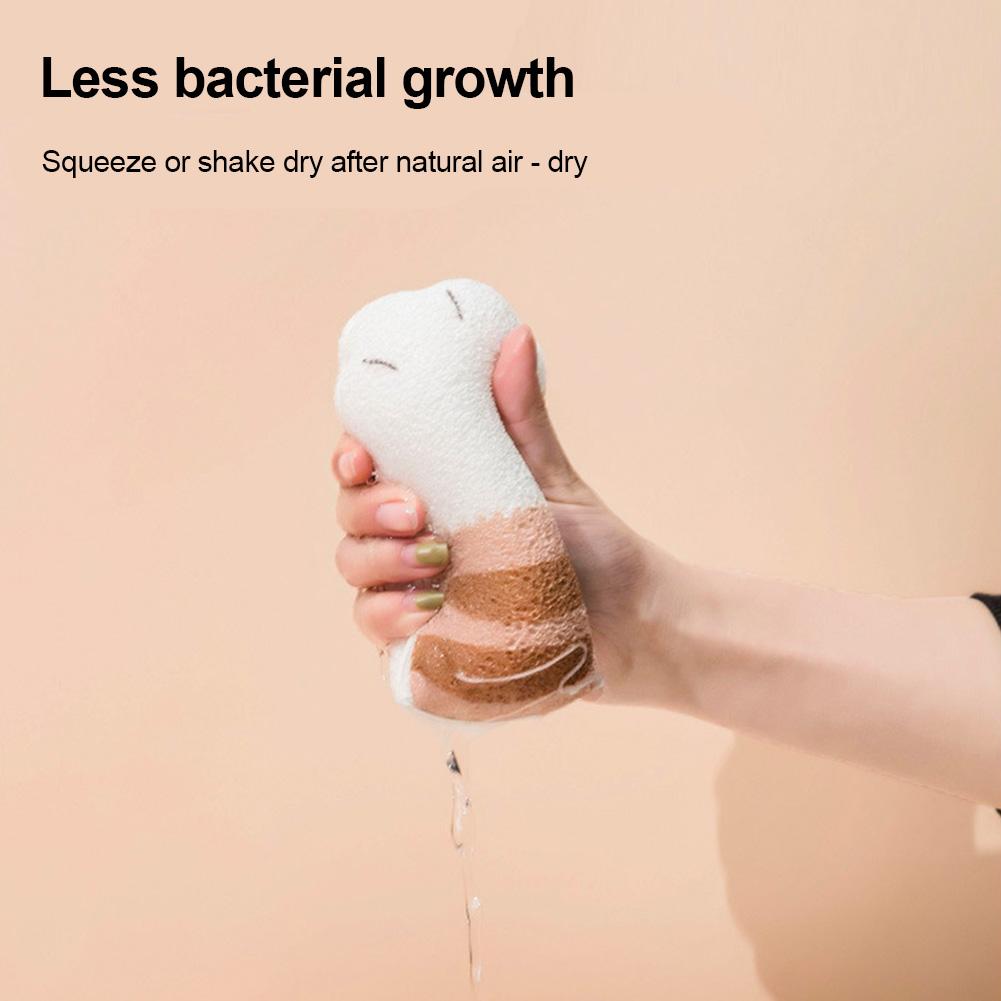 Bọt biển tắm móng mèo dễ thương