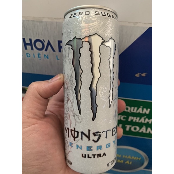 Nước tăng lực Monster lon đen/trắng/xoài 355Ml Malaysia