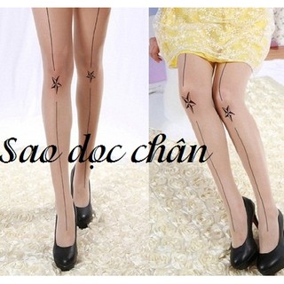 Combo 3 đôi vớ quần hình xăm ĐEN