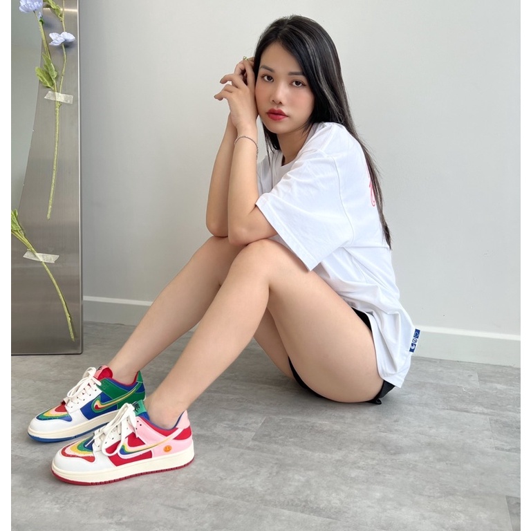 SORAMI.SHOES-Giày thể thao phối màu xinh xắn cá tính thời trang