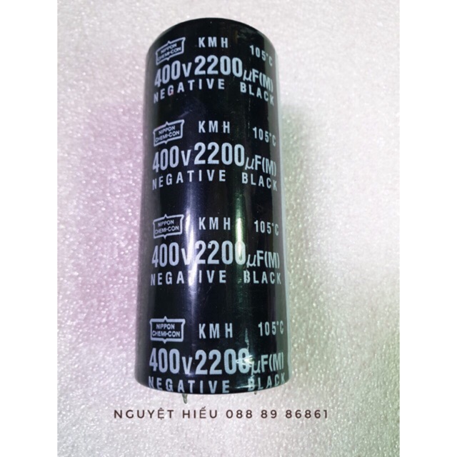 Tụ hoá 2200uF-400V cho âm thanh